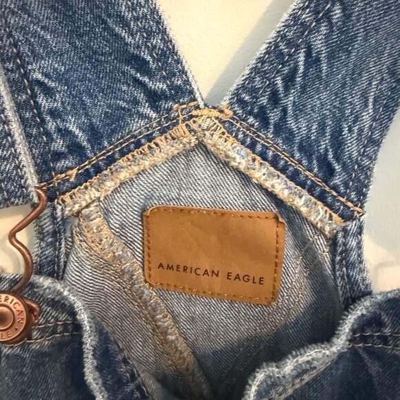 American Eagle | Tomgirl Shortall Denim Overalls | Women’s Medium - Picture 3 of 6